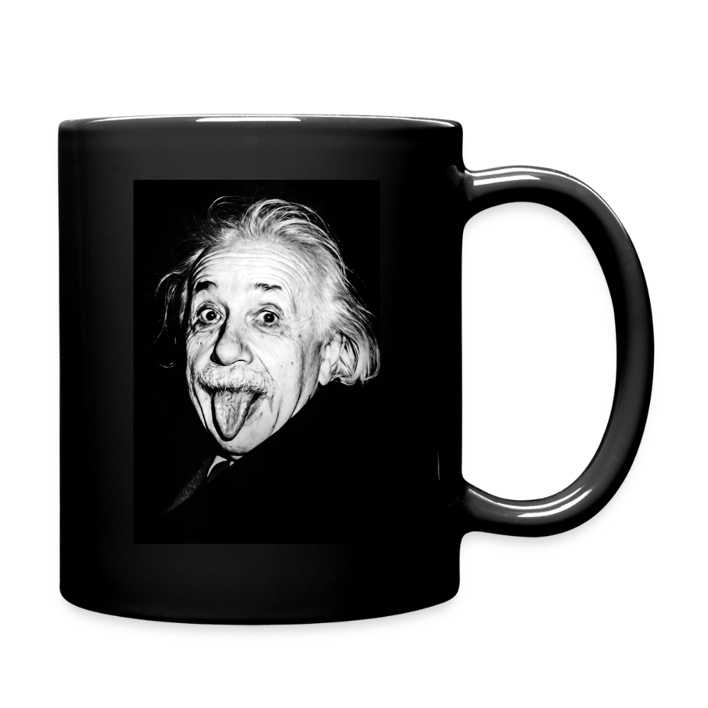 Silly Einstein (Full Color Mug) - black