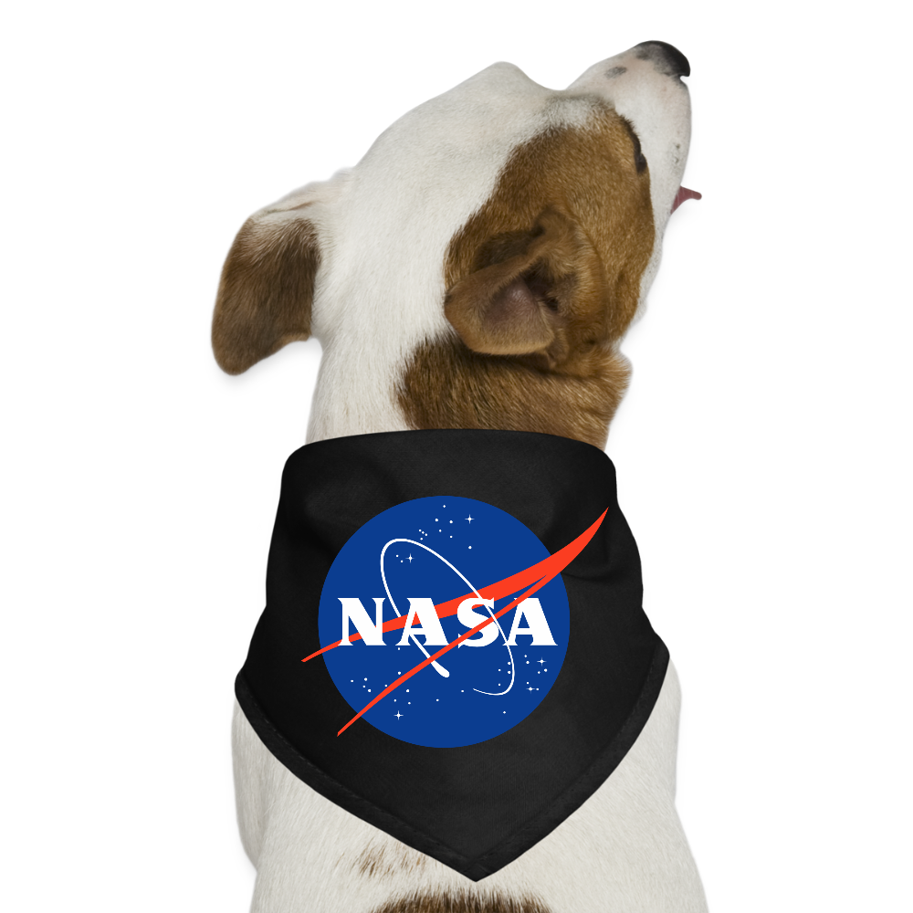 NASA Logo (Dog Bandana) - black