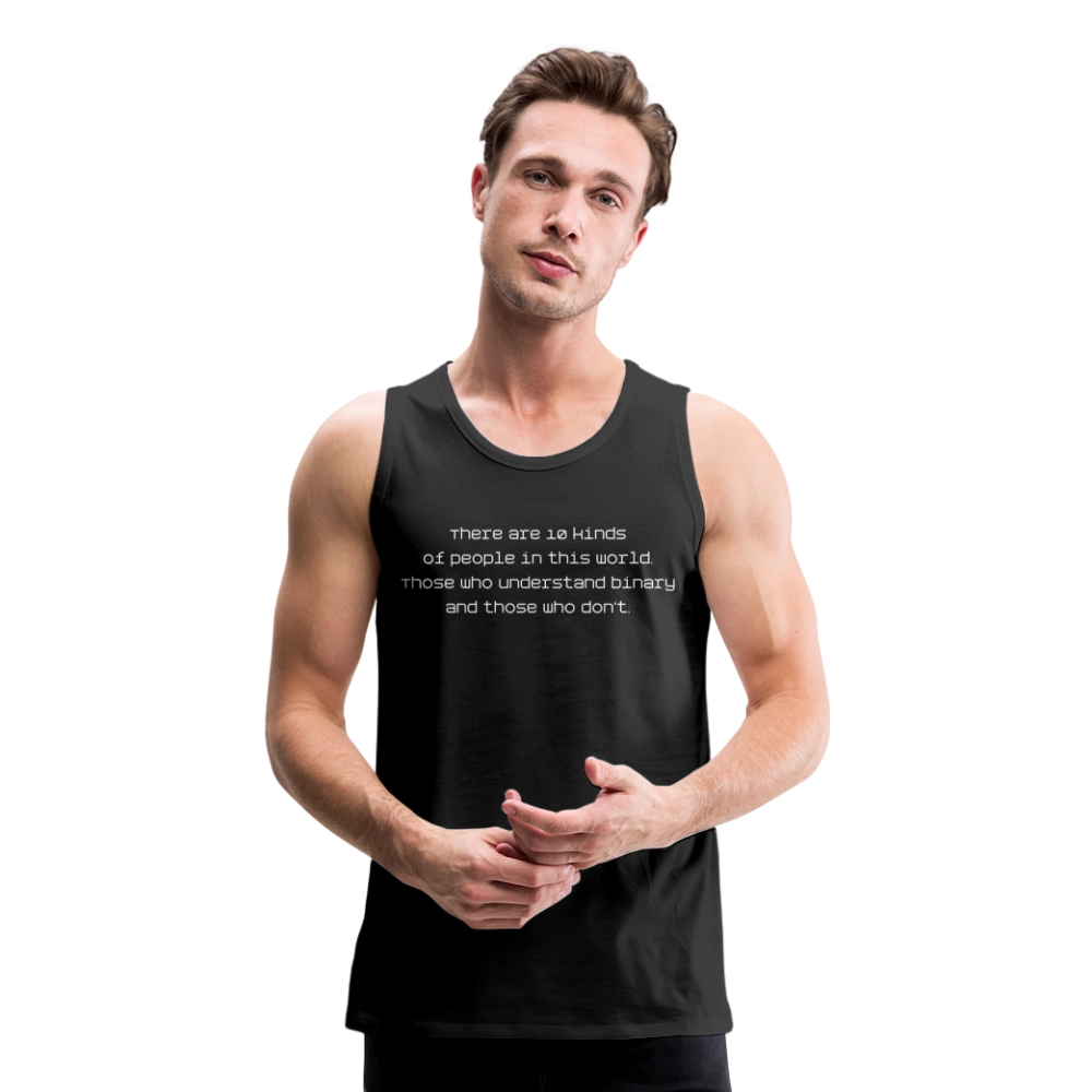 Binary People (Men’s Premium Tank) - black