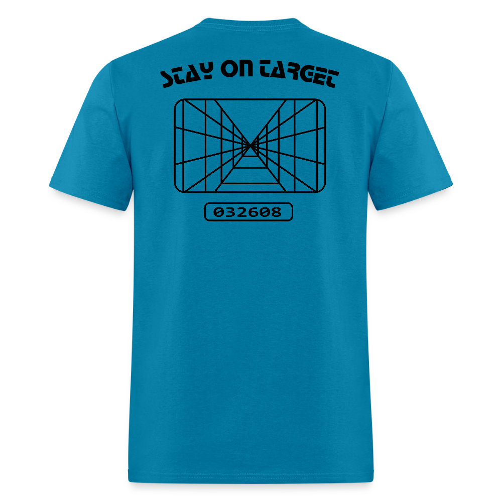 Stay On Target (Unisex Classic T-Shirt) - turquoise