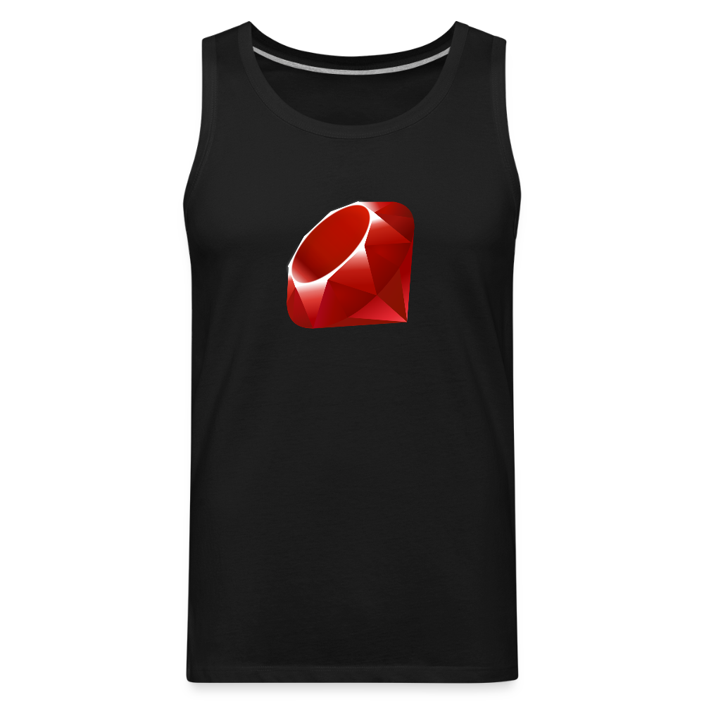 Ruby Logo (Men’s Premium Tank) - black