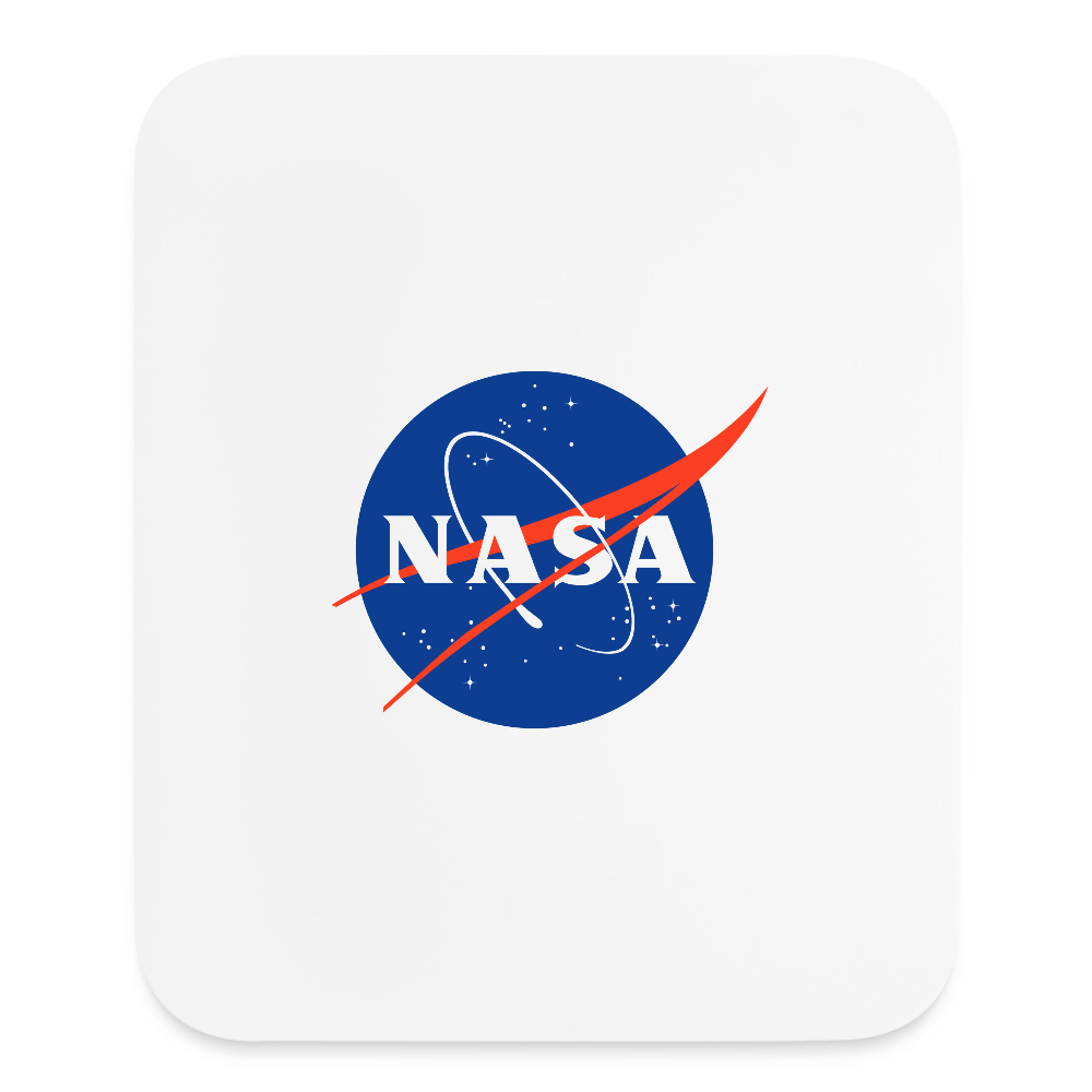 NASA Logo (Mousepad Vertical) - white