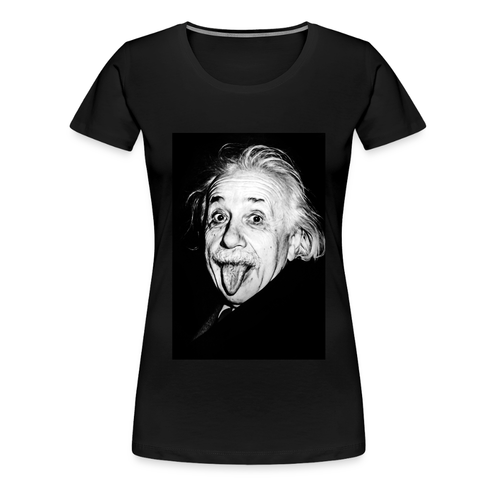 Silly Einstein (Women’s Premium T-Shirt) - black