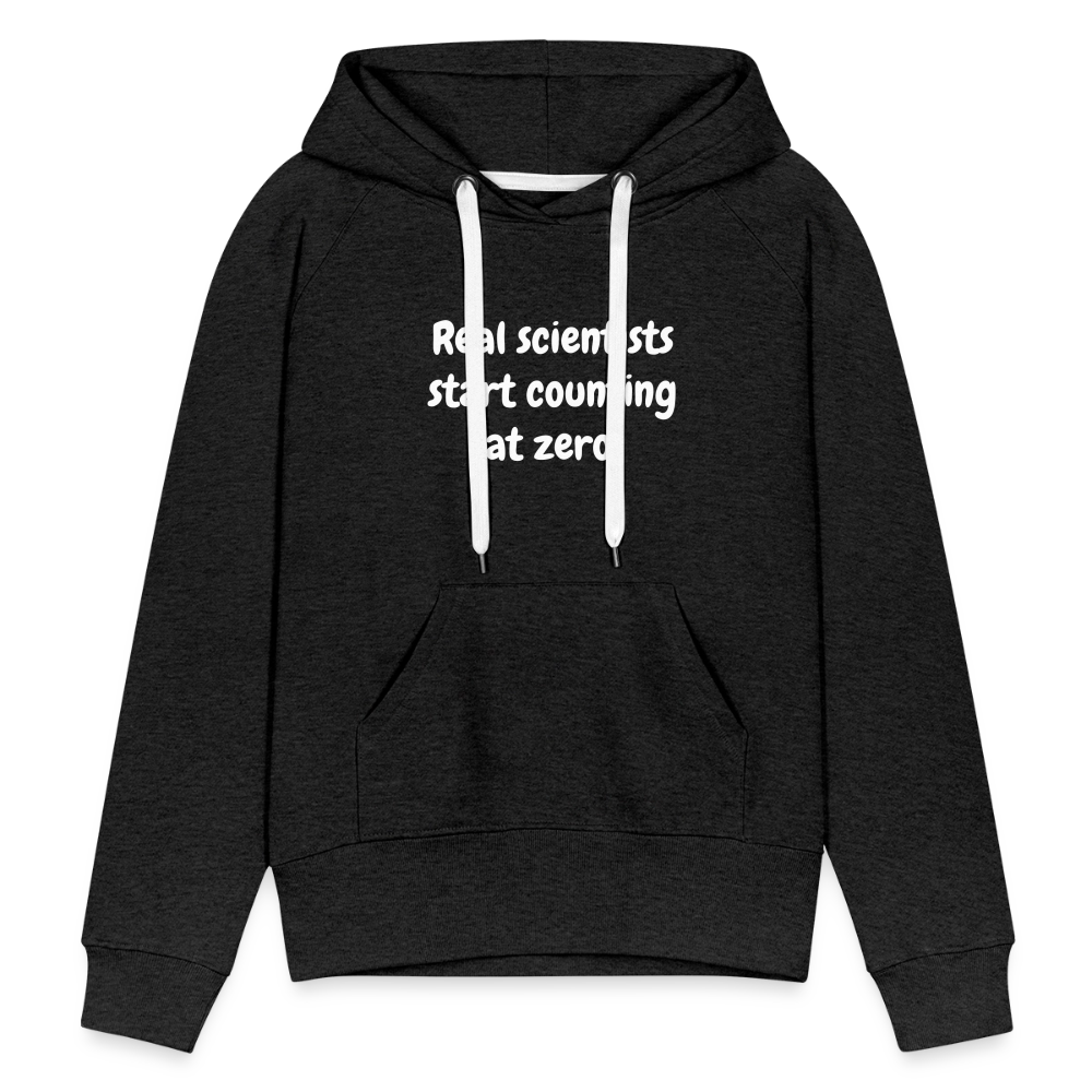 Count from Zero (Women’s Premium Hoodie) - charcoal grey