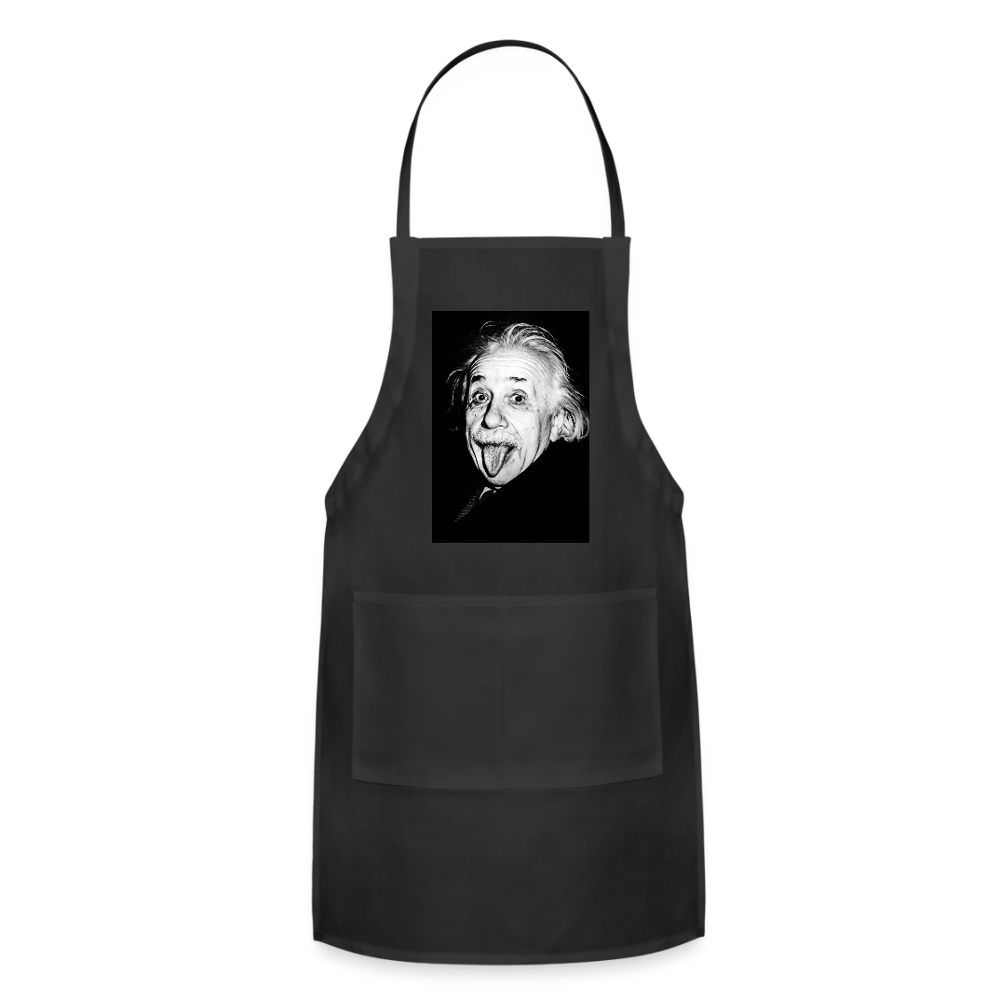 Silly Einstein (Adjustable Apron) - black
