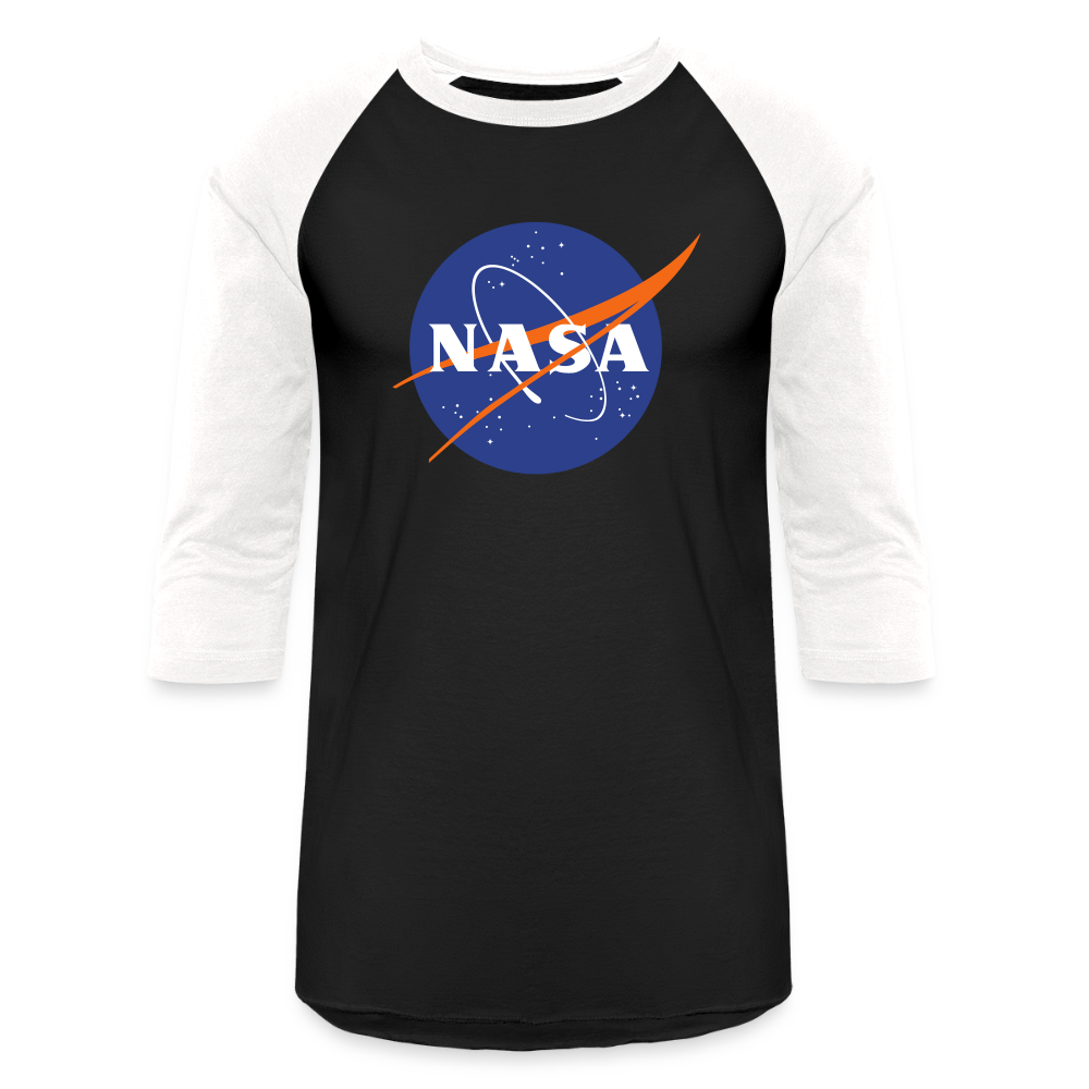 NASA Logo (Baseball T-Shirt) - black/white