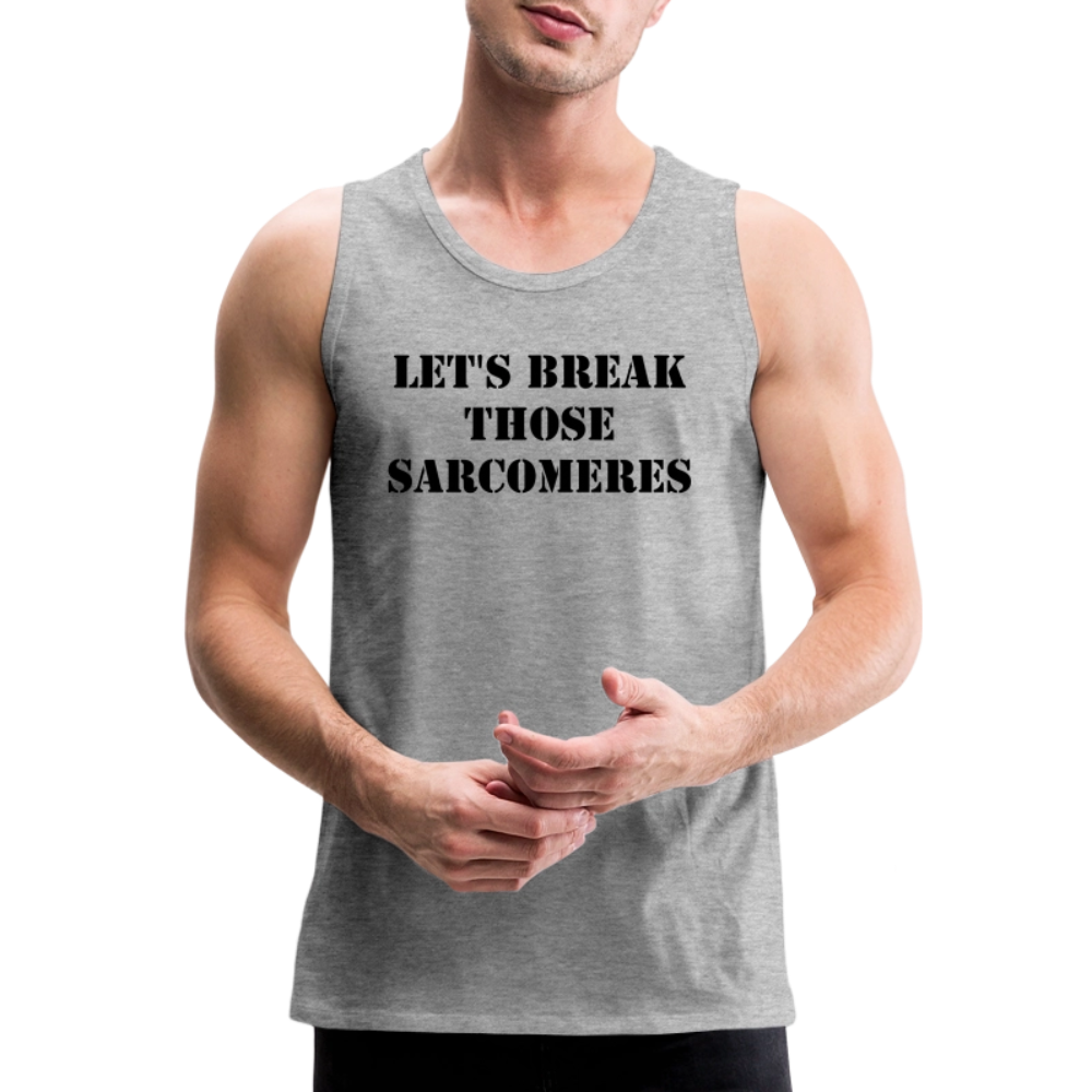 Sarcomeres (Men’s Premium Tank) - heather gray