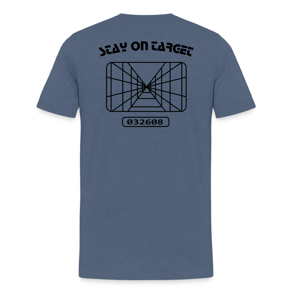 Stay On Target (Kids' Premium T-Shirt) - heather blue