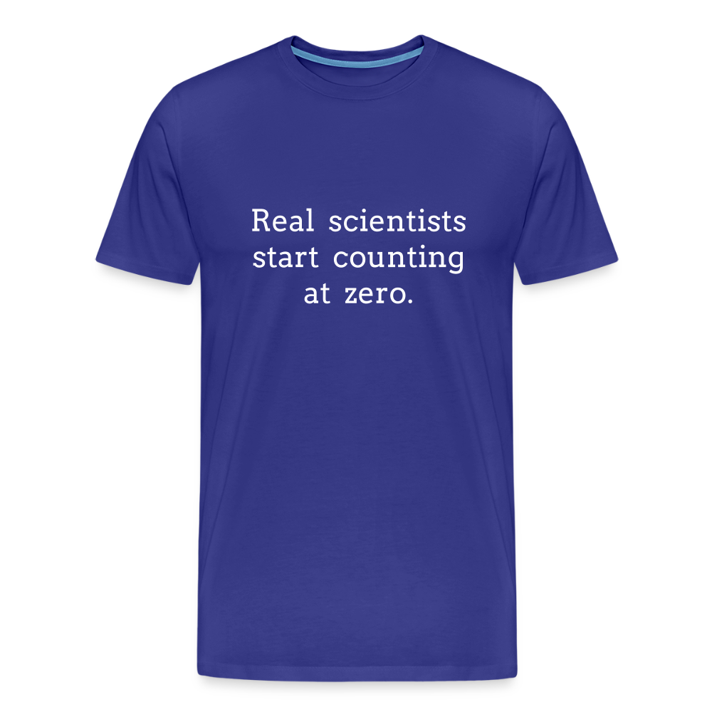 Count from Zero (Men's Premium T-Shirt) - royal blue