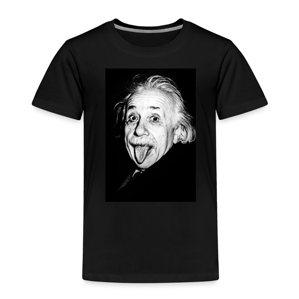 Silly Einstein (Toddler Premium T-Shirt) - black