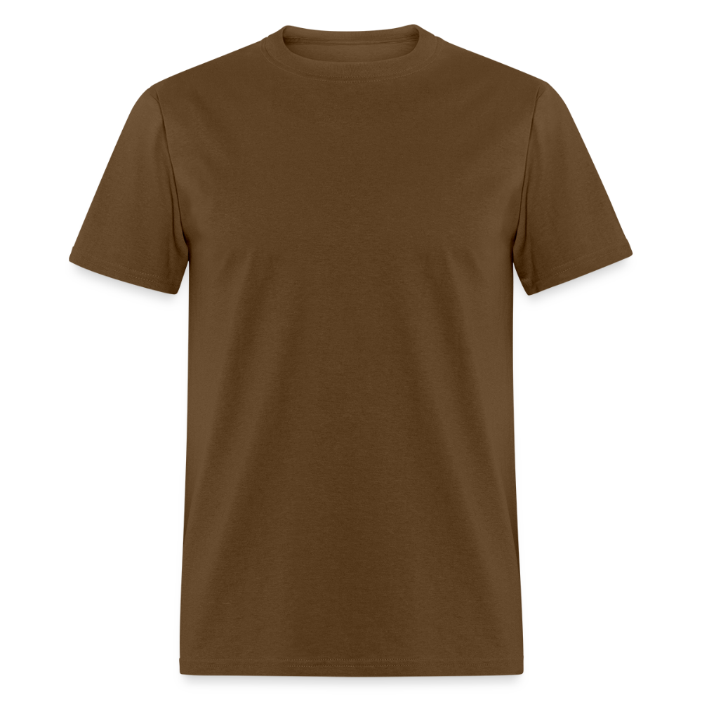 Basic Tee - S, M, L (Men's T-Shirt) - brown