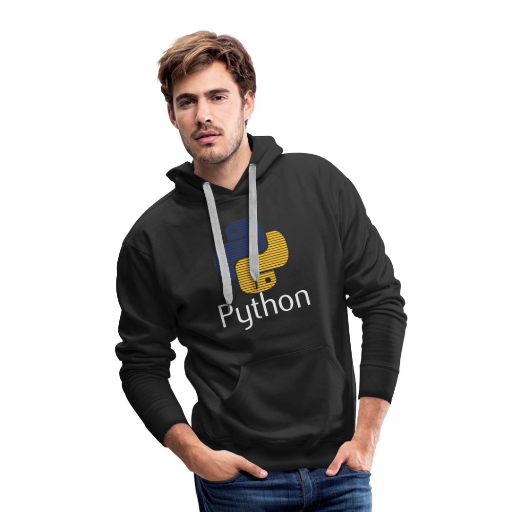 Python Logo - Blinds (Men’s Premium Hoodie) - black