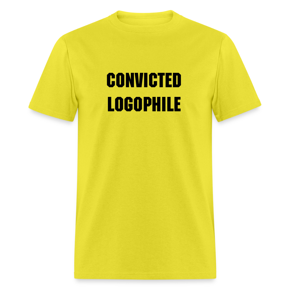 Logophile (Men's T-Shirt) - yellow