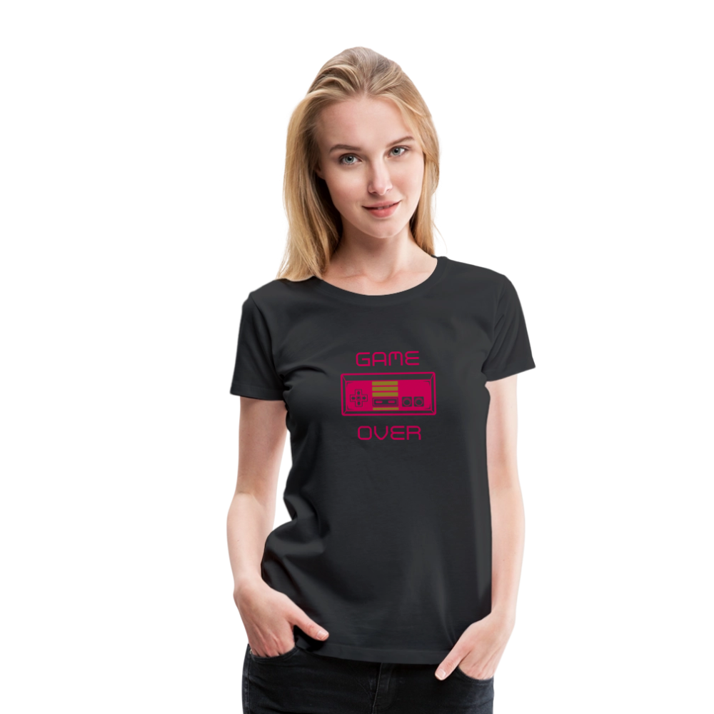 Game Over (Women’s Premium T-Shirt) - black