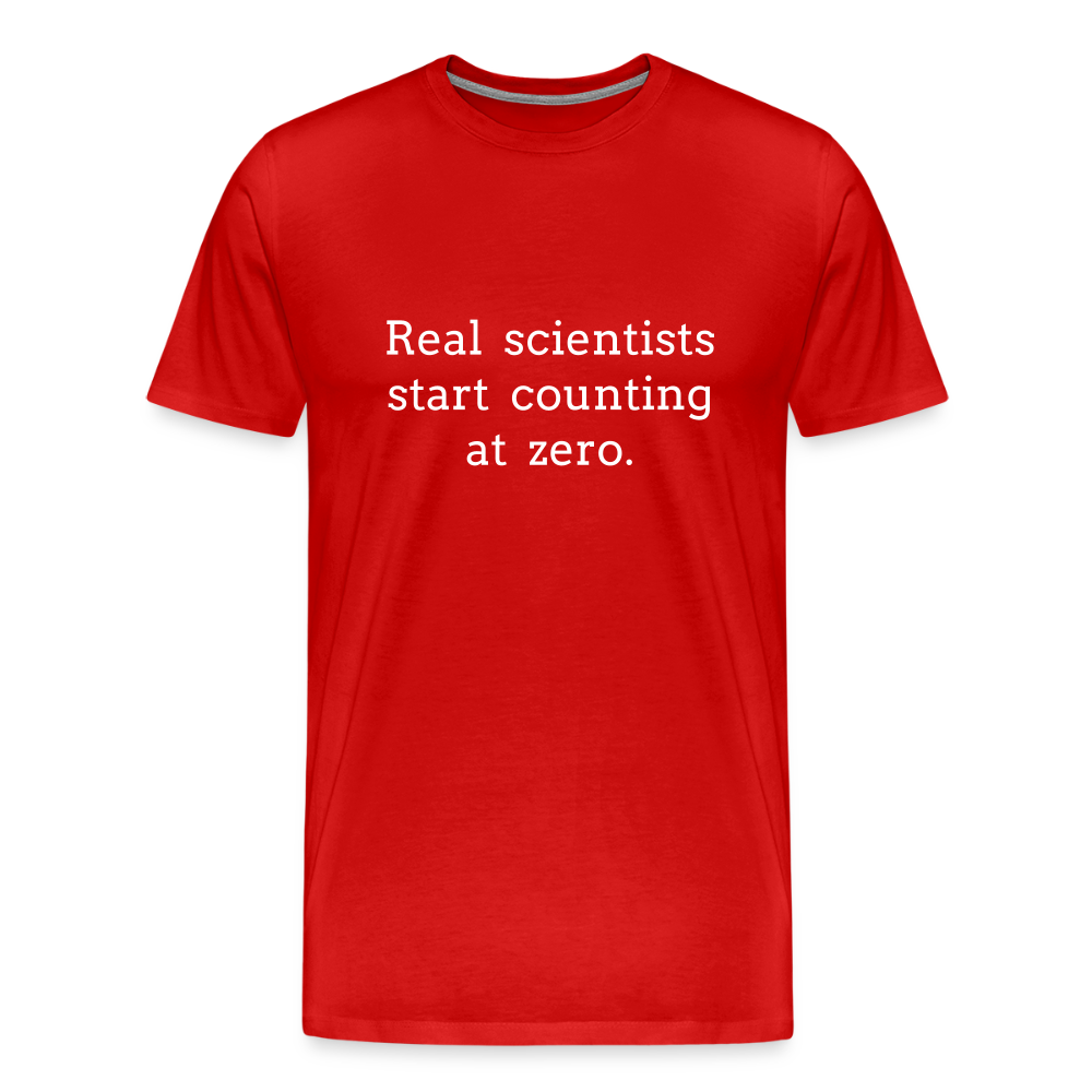 Count from Zero (Men's Premium T-Shirt) - red