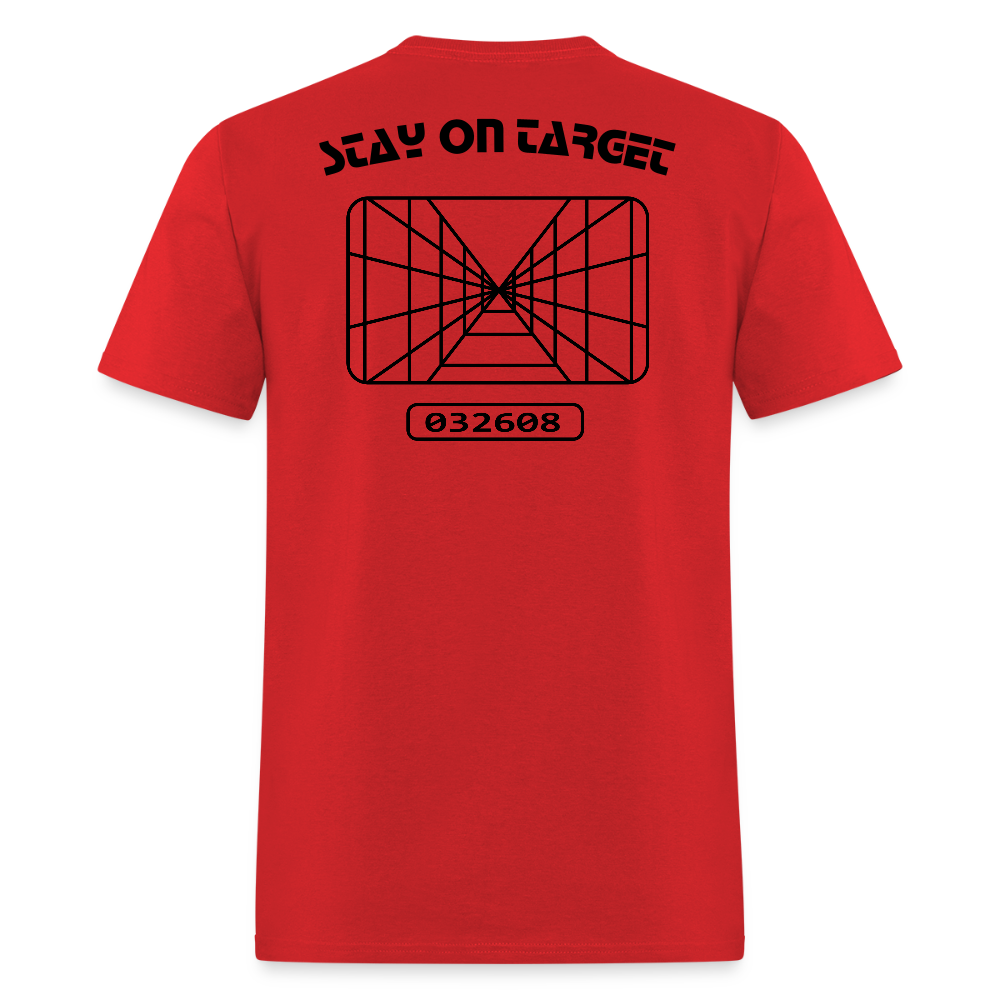 Stay On Target (Unisex Classic T-Shirt) - red