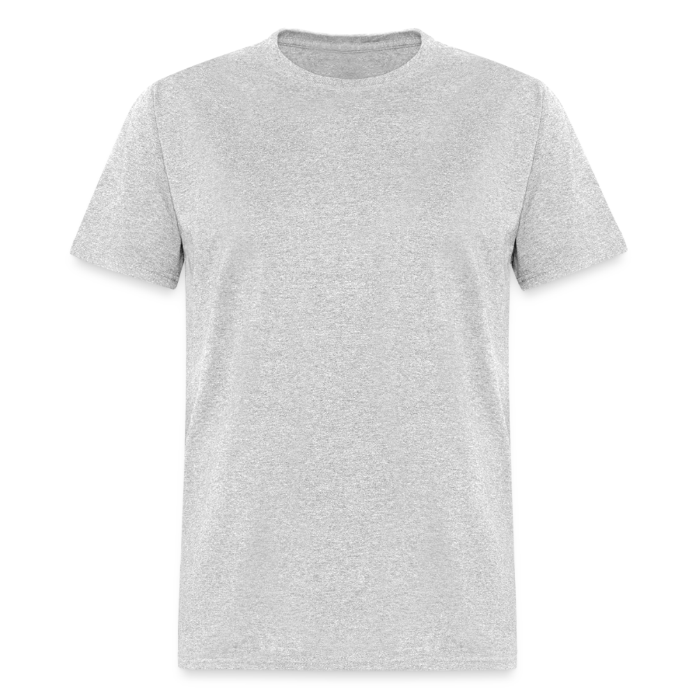 Basic Tee - S, M, L (Men's T-Shirt) - heather gray