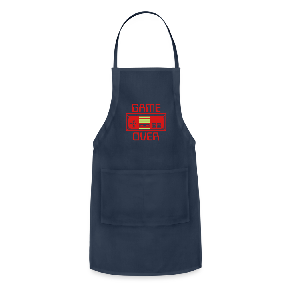 Game Over (Adjustable Apron) - navy