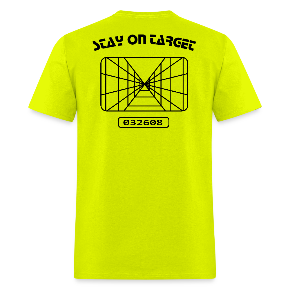 Stay On Target (Unisex Classic T-Shirt) - safety green
