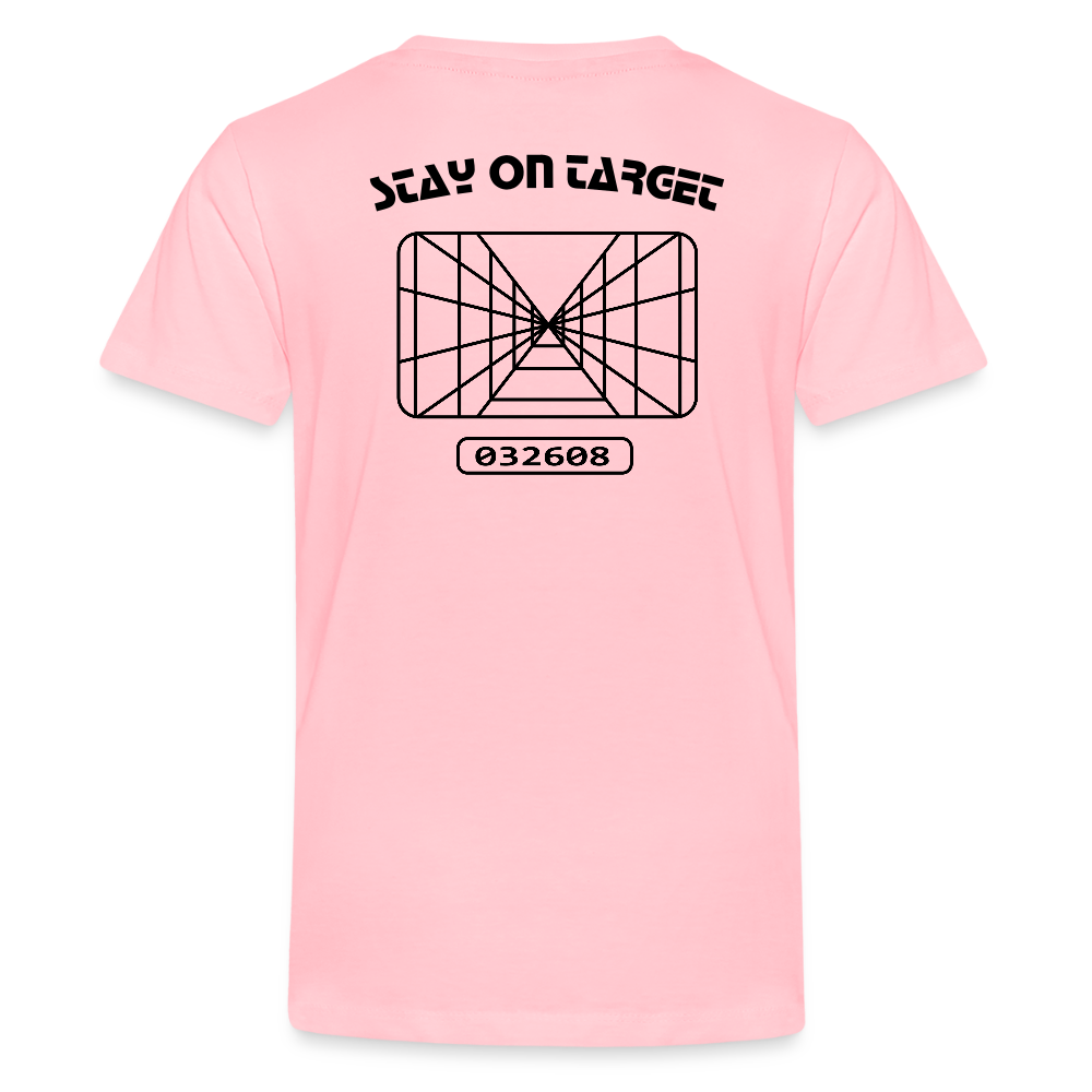 Stay On Target (Kids' Premium T-Shirt) - pink