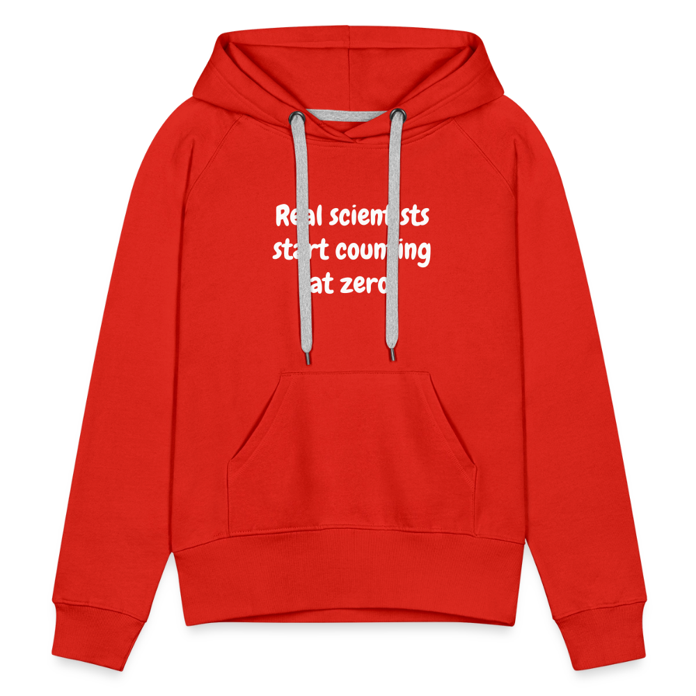 Count from Zero (Women’s Premium Hoodie) - red