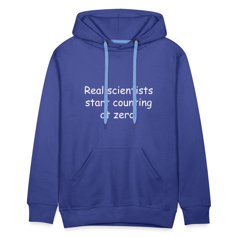 Count from Zero (Men’s Premium Hoodie) - royal blue