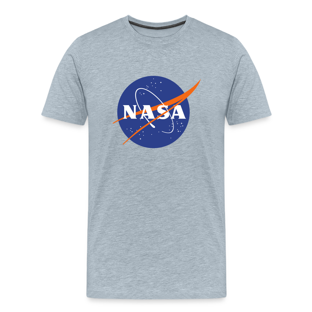 NASA Logo (Men's Premium T-Shirt) - heather ice blue