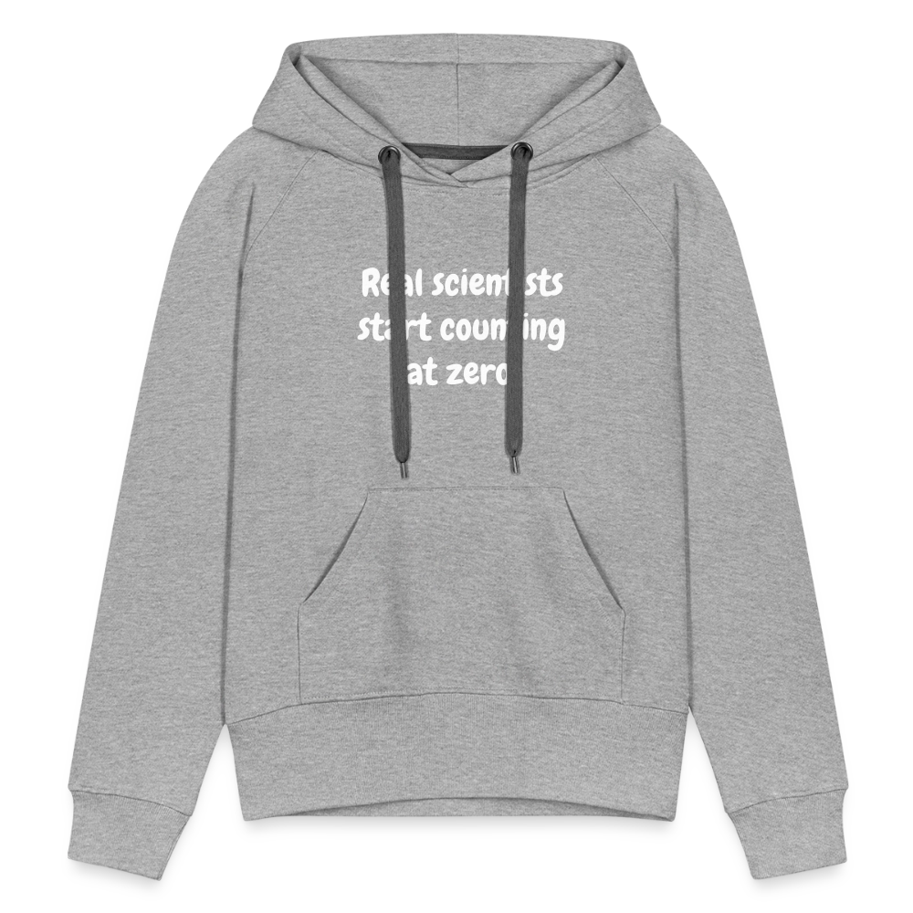 Count from Zero (Women’s Premium Hoodie) - heather grey