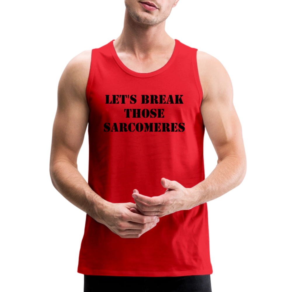 Sarcomeres (Men’s Premium Tank) - red