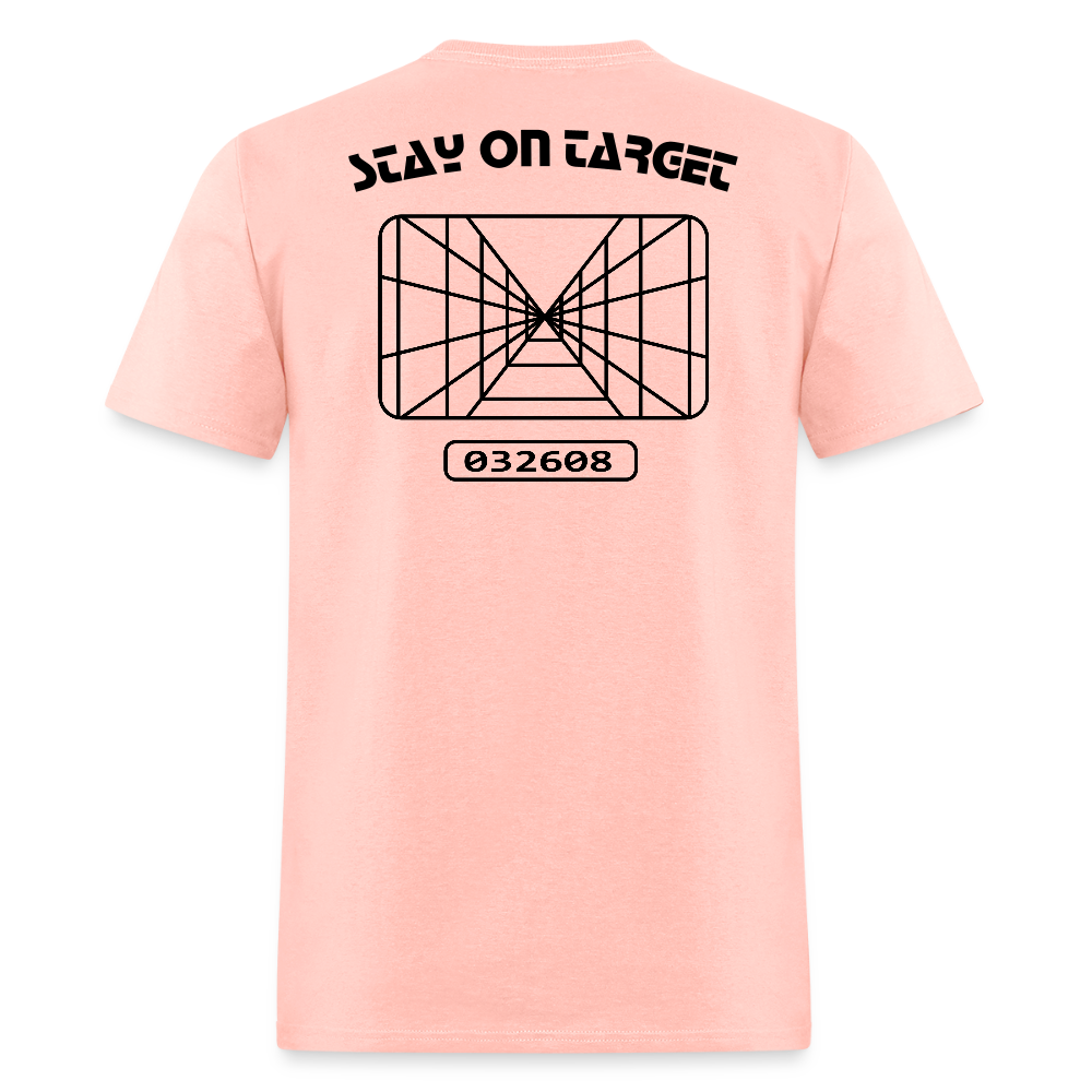 Stay On Target (Unisex Classic T-Shirt) - blush pink
