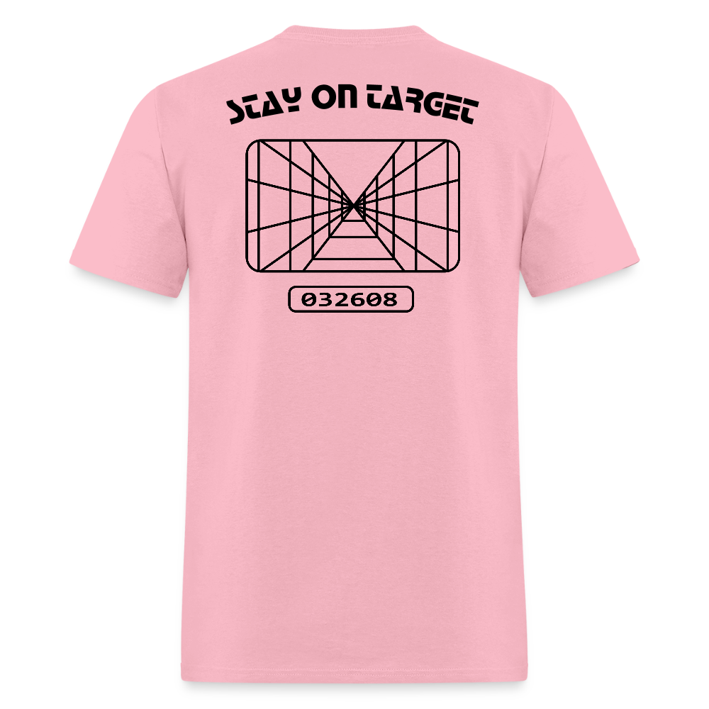 Stay On Target (Unisex Classic T-Shirt) - pink