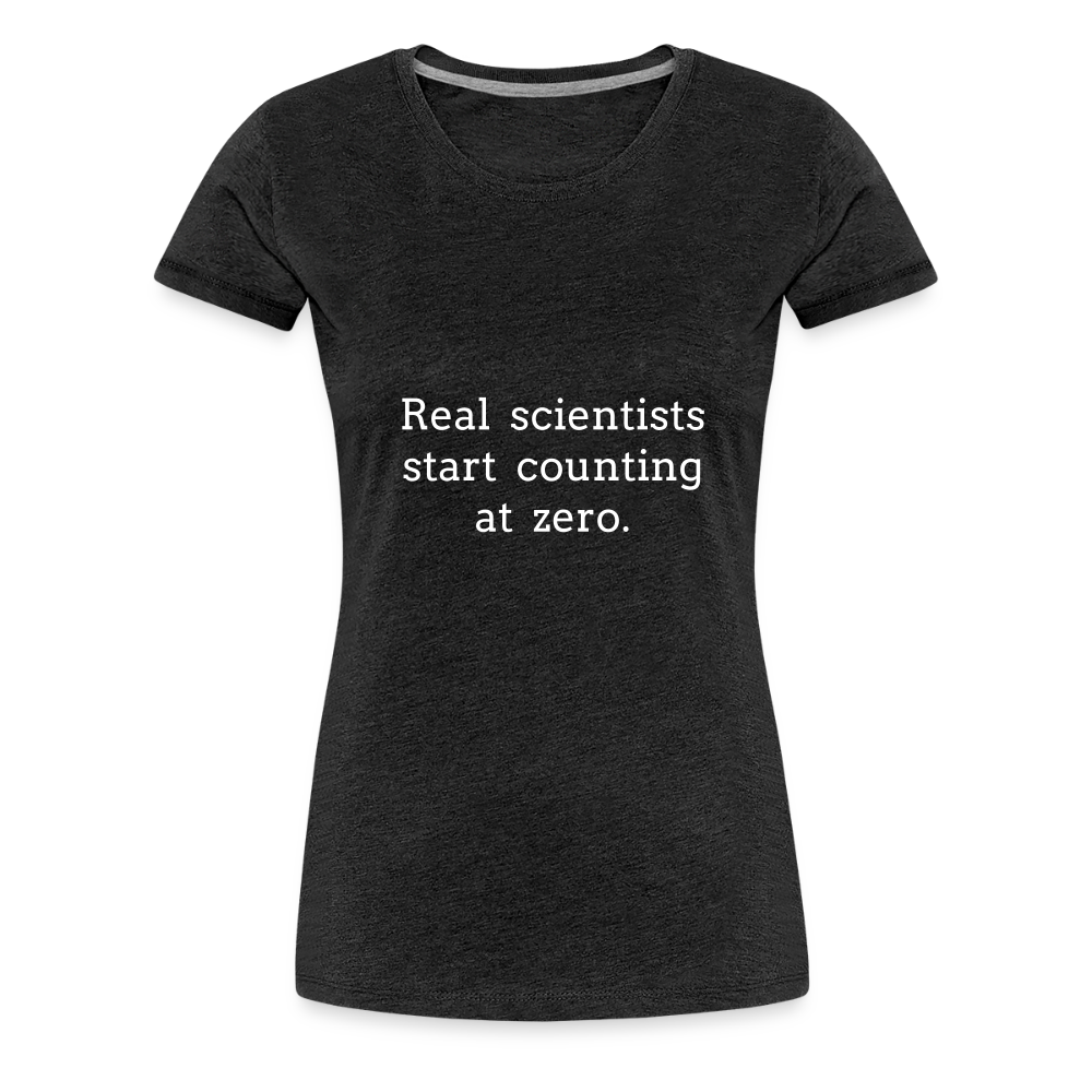 Count from Zero (Women’s Premium T-Shirt) - charcoal grey