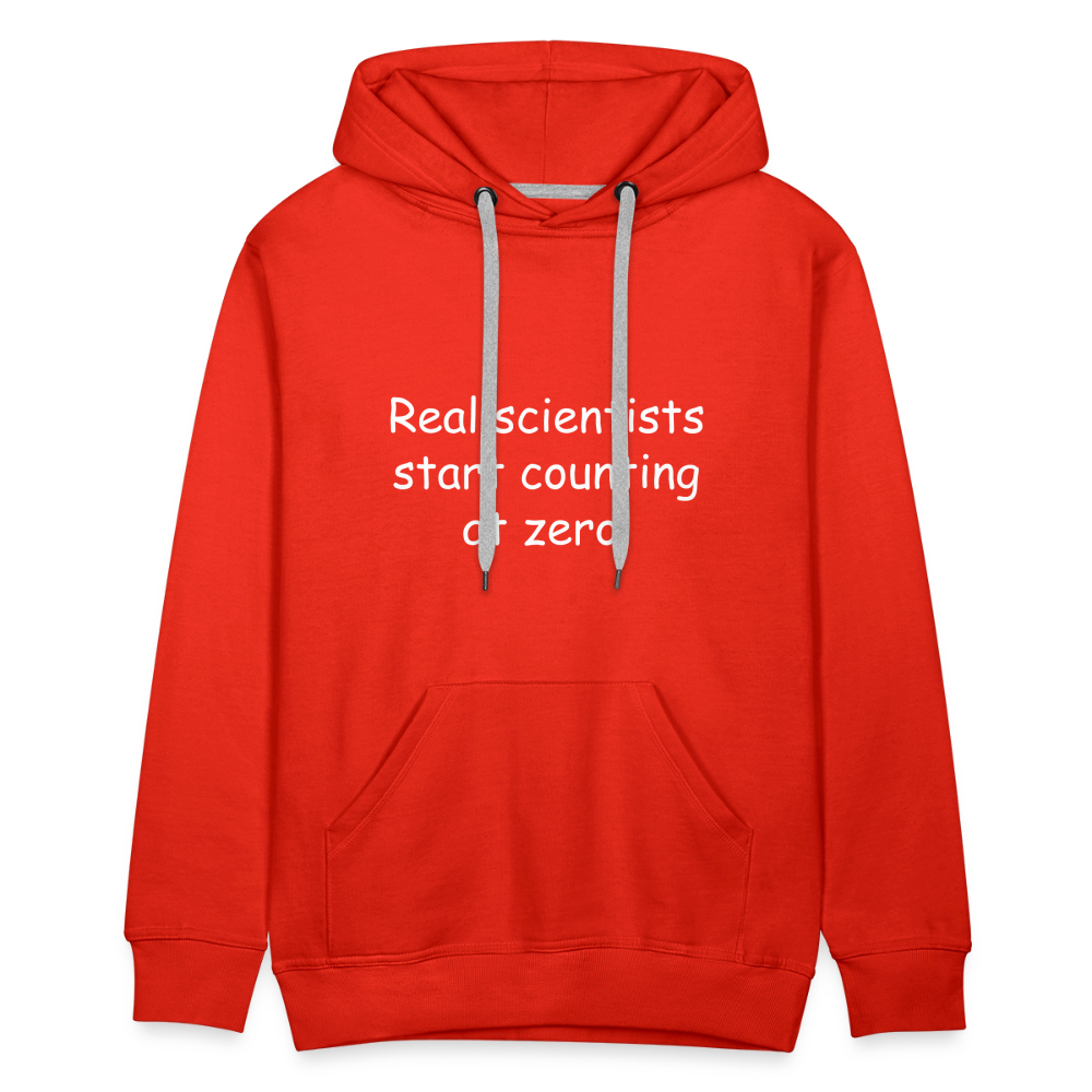 Count from Zero (Men’s Premium Hoodie) - red