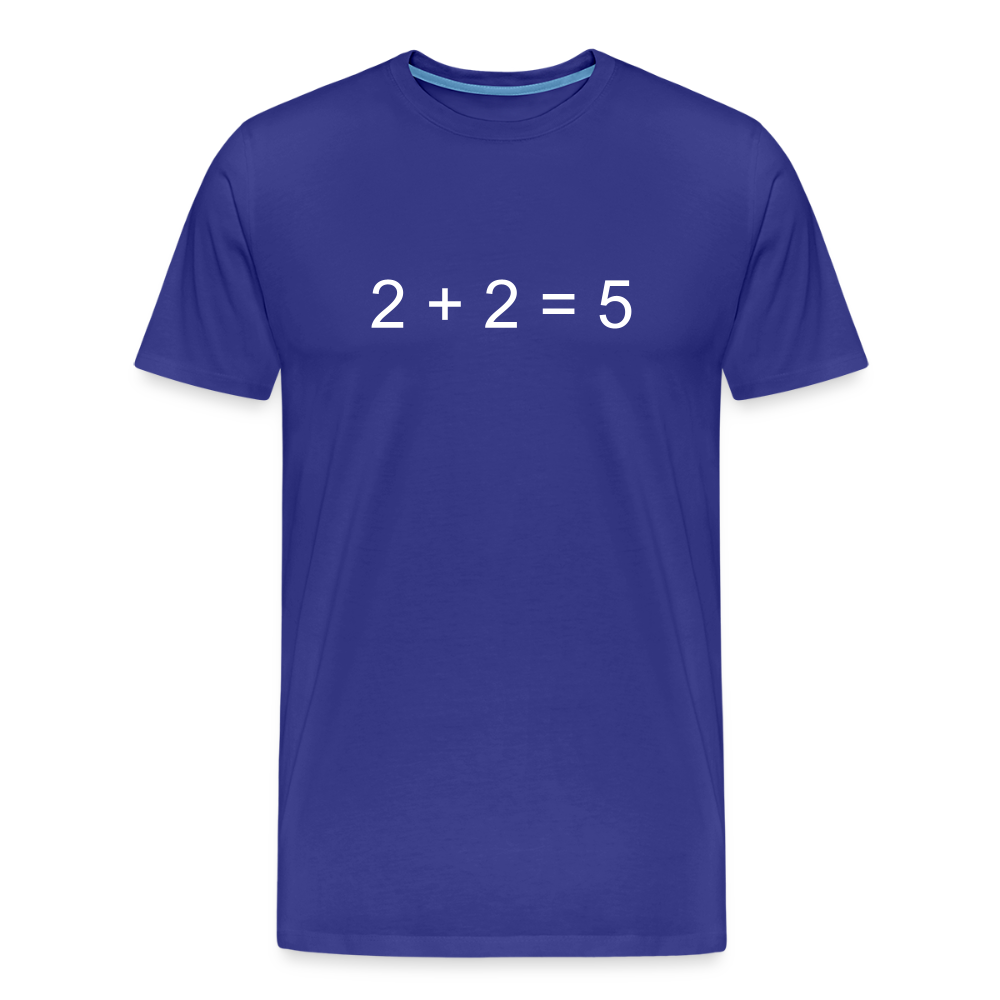 2 + 2 = 5 (Men's Premium T-Shirt) - royal blue