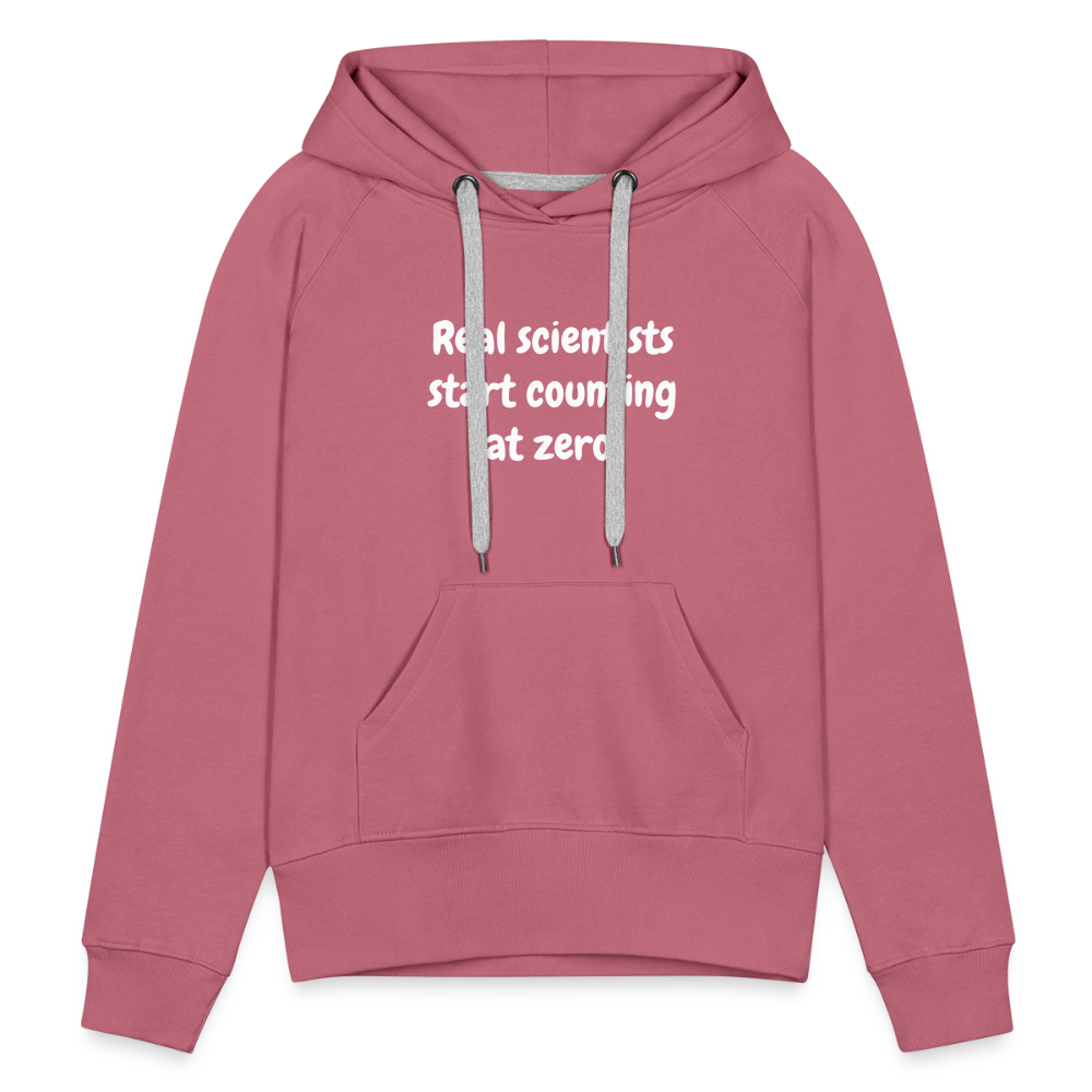 Count from Zero (Women’s Premium Hoodie) - mauve