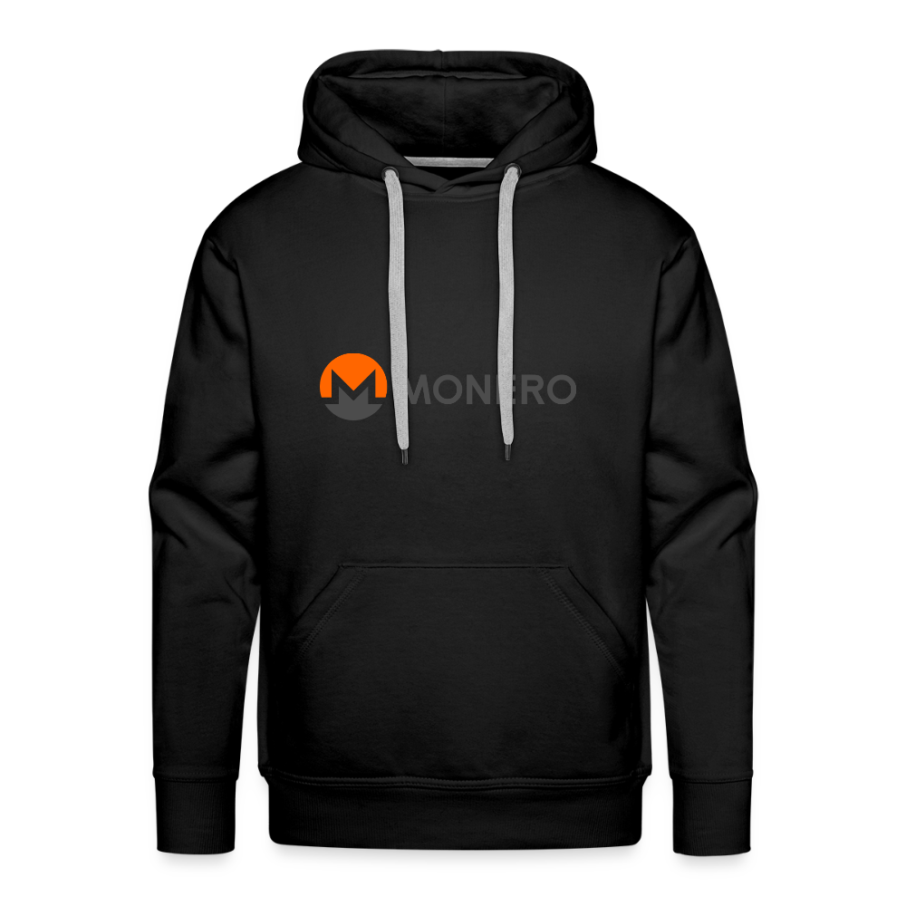 Monero Logo - Full (Men’s Premium Hoodie) - black