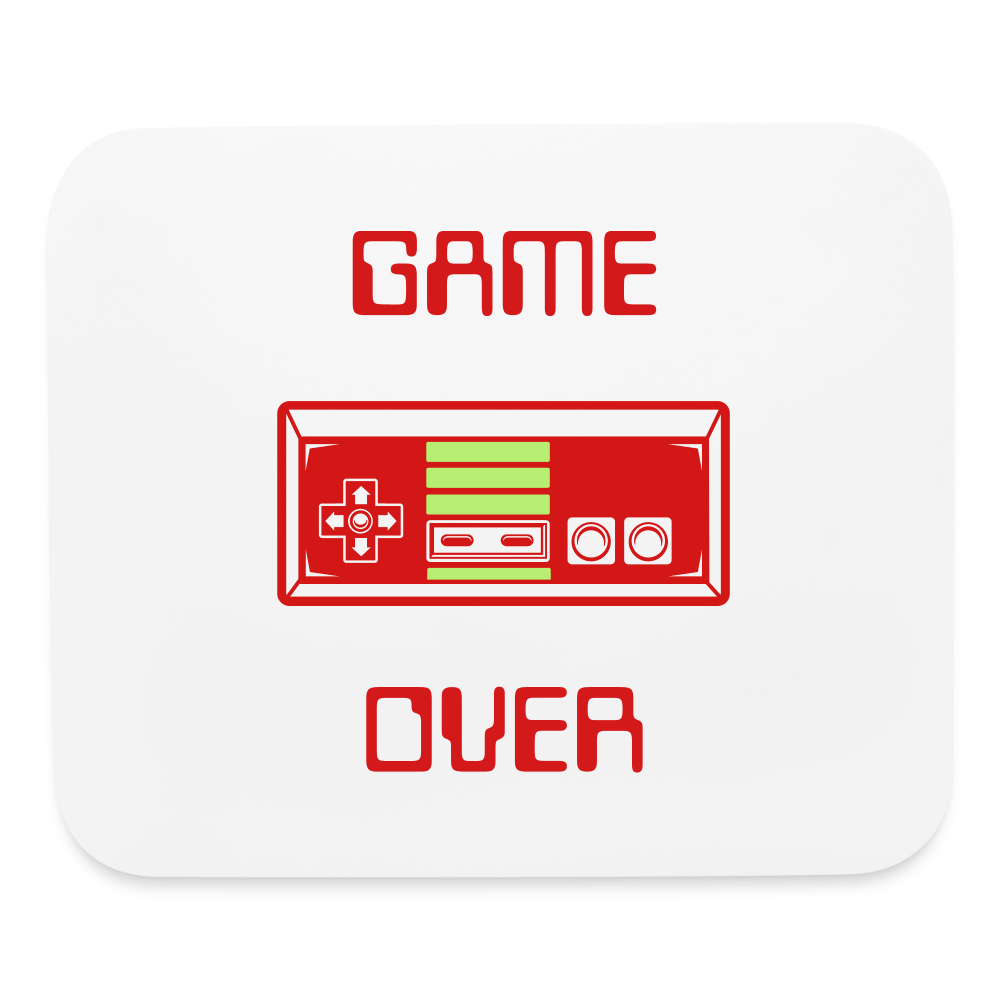 Game Over (Mouse pad Horizontal) - white