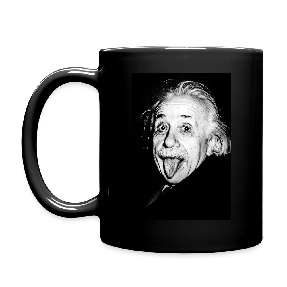 Silly Einstein (Full Color Mug) - black