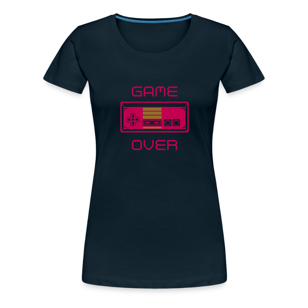 Game Over (Women’s Premium T-Shirt) - deep navy