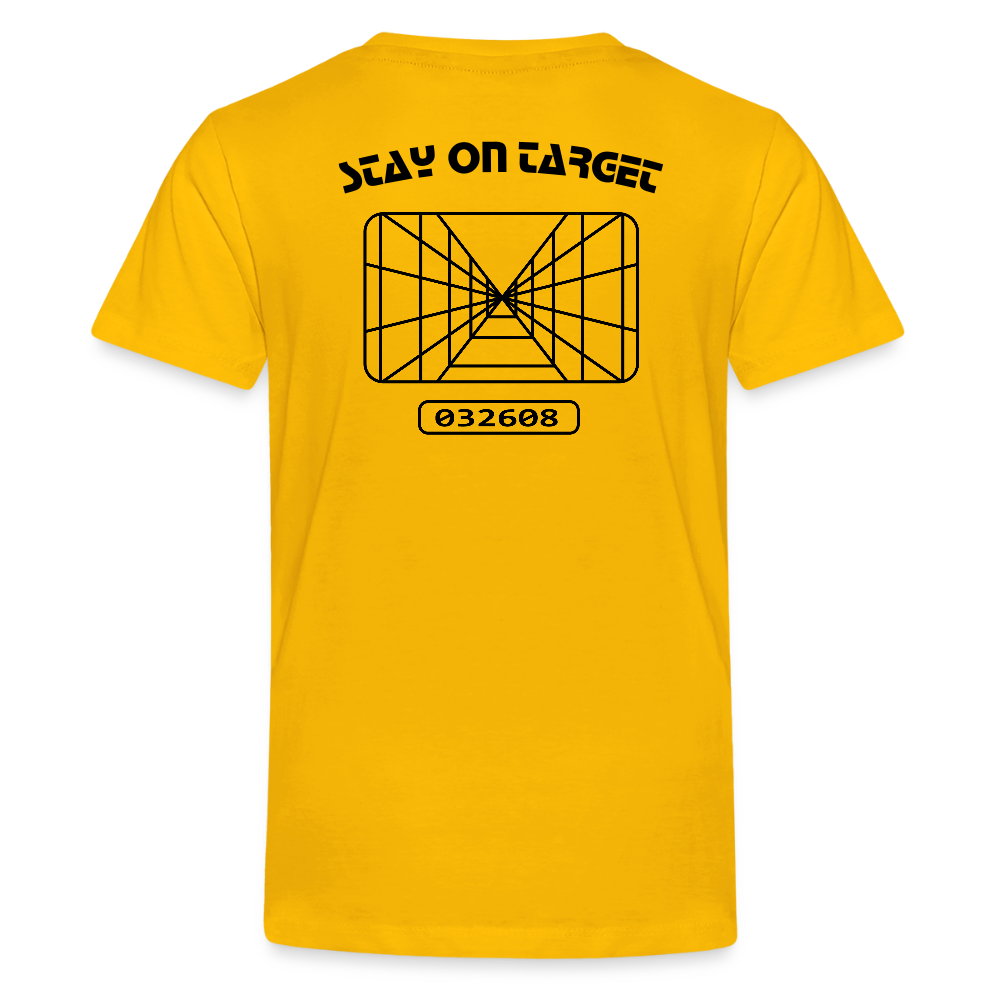 Stay On Target (Kids' Premium T-Shirt) - sun yellow