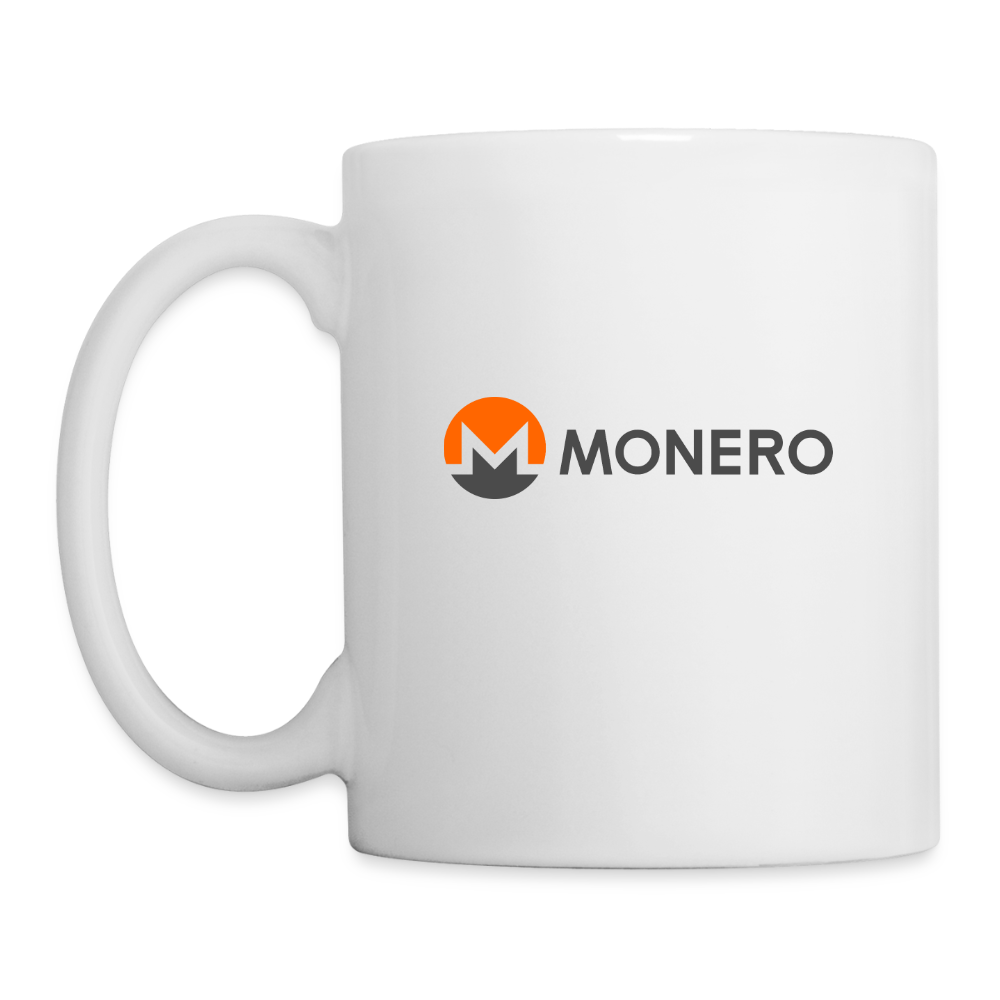 Monero Logo - Full (Coffee/Tea Mug) - white