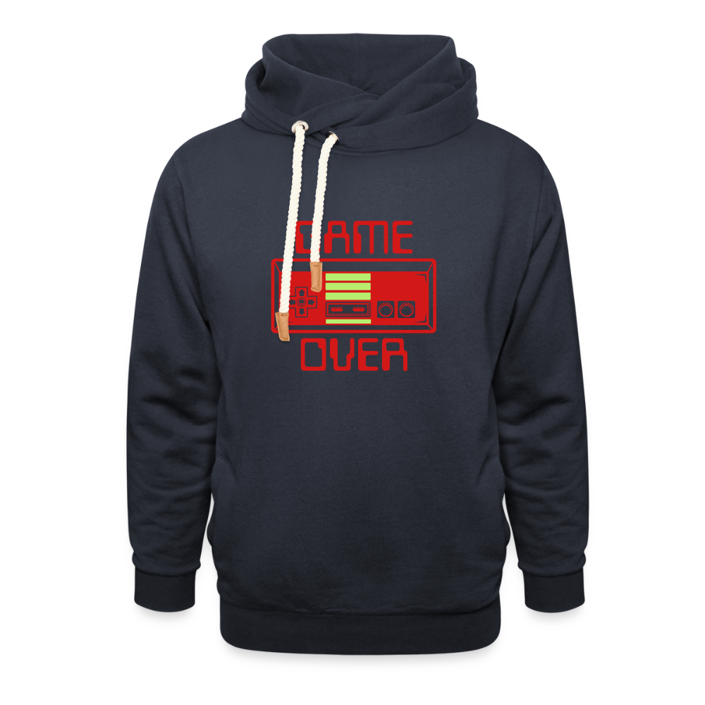 Game Over (Shawl Collar Hoodie) - navy