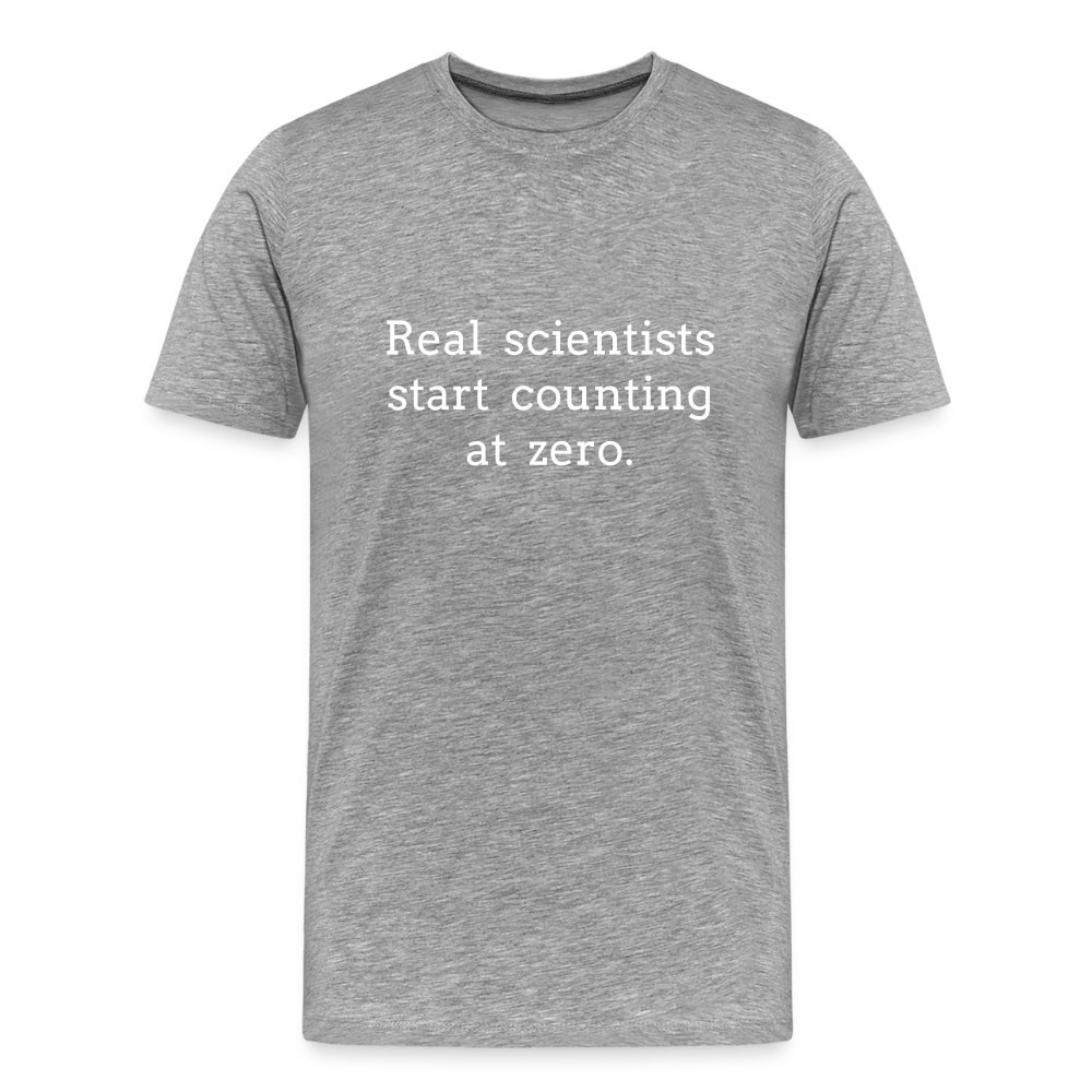 Count from Zero (Men's Premium T-Shirt) - heather gray
