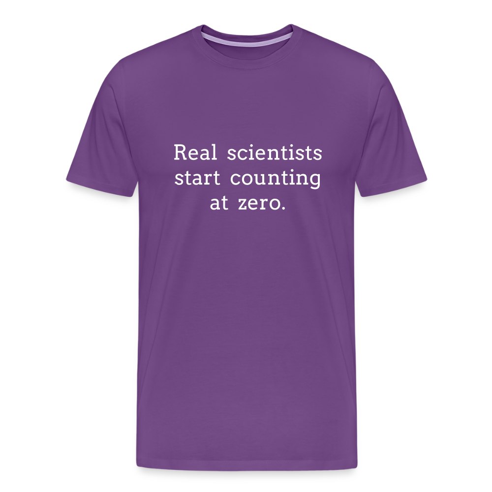 Count from Zero (Men's Premium T-Shirt) - purple