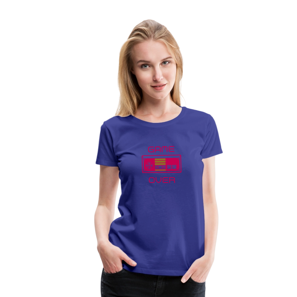 Game Over (Women’s Premium T-Shirt) - royal blue