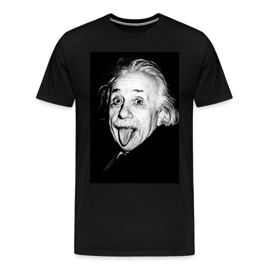 Silly Einstein (Men's Premium T-Shirt) - black