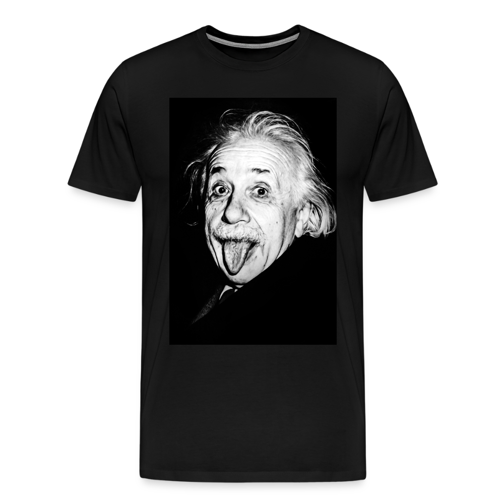 Silly Einstein (Men's Premium T-Shirt) - black