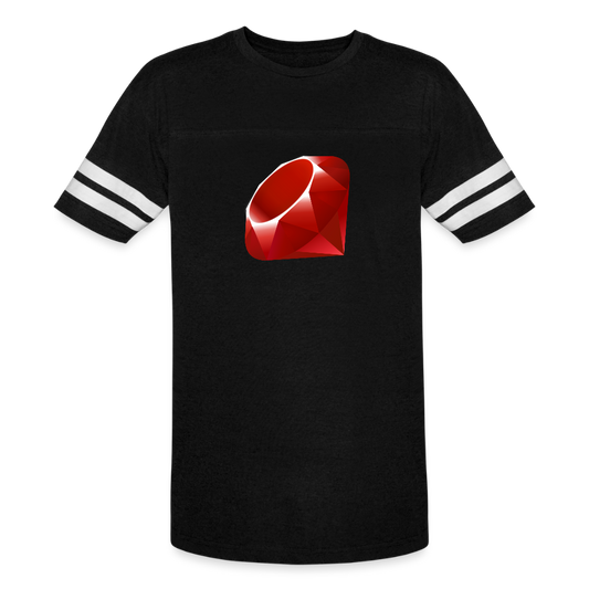 Ruby Logo (Vintage Sport T-Shirt) - black/white