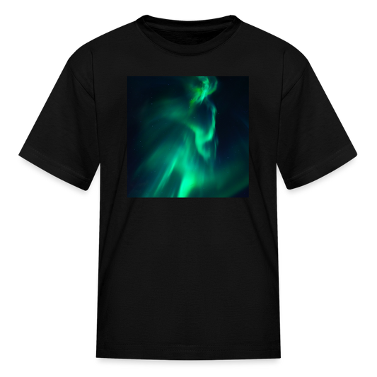 Northern Lights (Kids' T-Shirt) - black