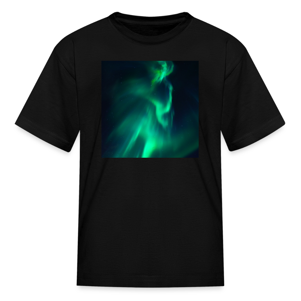 Northern Lights (Kids' T-Shirt) - black